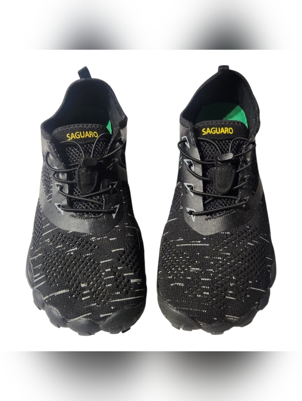 Saguaro Barefoot Minimalist Black Athletic Water Sneakers EU 46